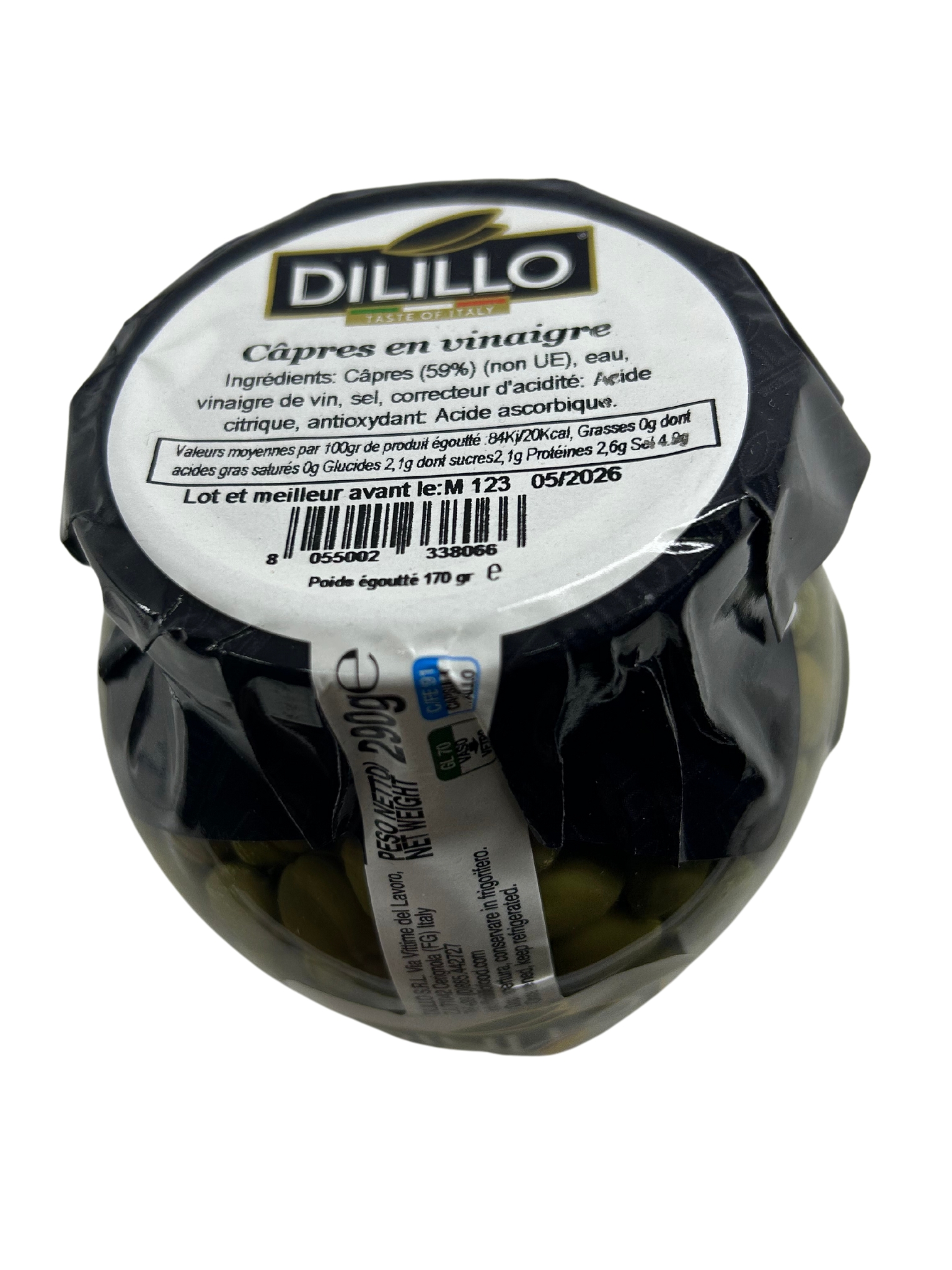 CAPRES AU VINAIGRE 170GR